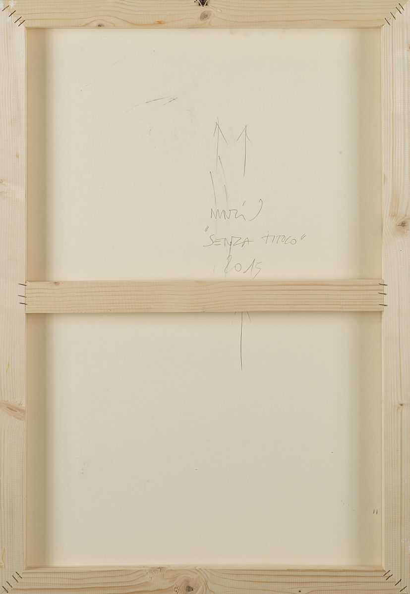 Nunzio di Stefano - Senza titolo (2015), piombo e pastello su cartoncino