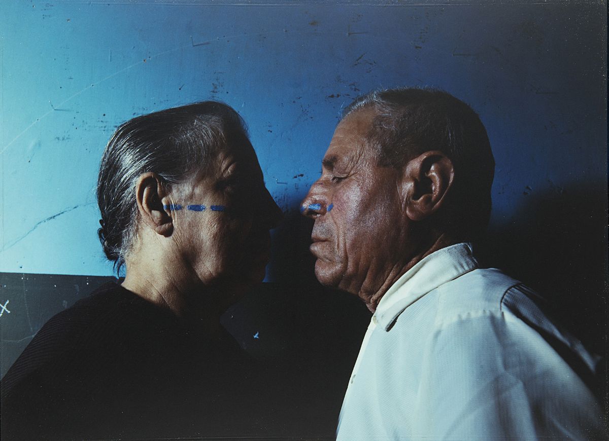 Michele Zaza - Duo celeste, 1978, quattro fotografie