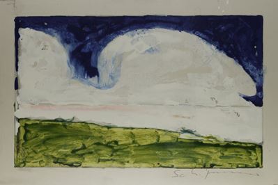 Paesaggio anemico, 1970 circa, smalti su tela