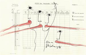 senza titolo
acquarello e pennarello su 