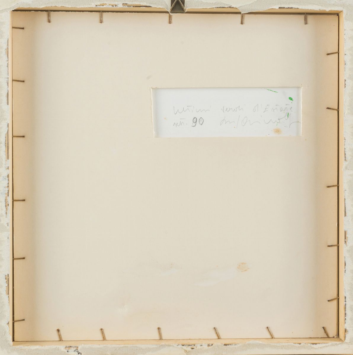 Luigi Mainolfi - Tecnica mista su carta, cm 40x40 ca