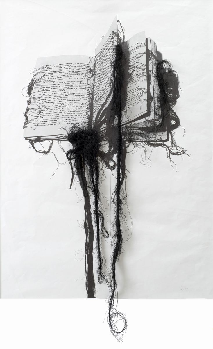 Maria Lai - Libro scalpo, 1978, tecnica mista, cm 75x50 circa