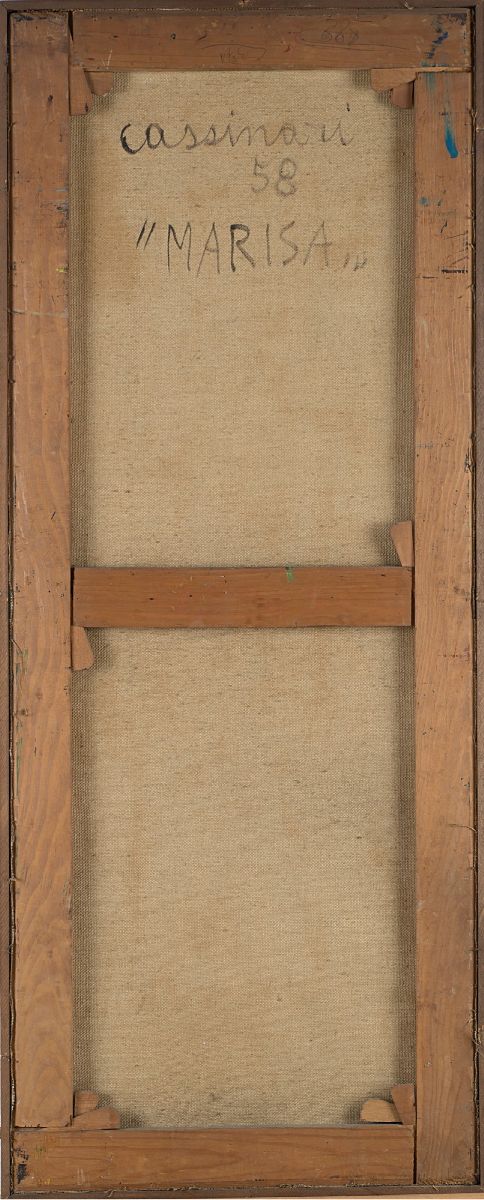 Bruno Cassinari - Marisa (1958), olio su tela