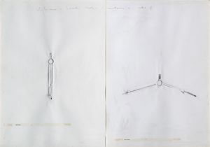 Minimo massimo, 1974
carta, cm 50x35 cad