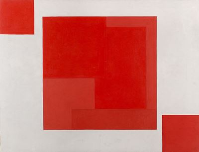 Composizione n.10, 1978 (olio su tela, cm 89x116)