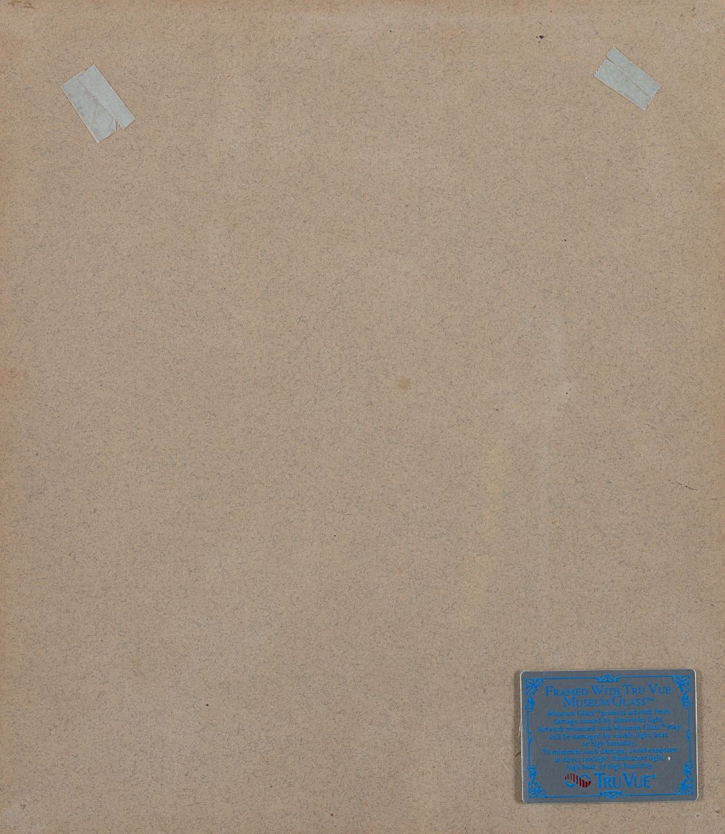 Giacomo Balla - Elisa e Luce sul balcone, sanguigna su carta, 1907