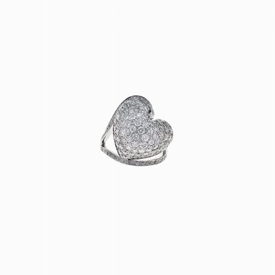 Anello in Oro e Diamanti in Oro Bianco 1