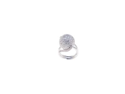 Anello in Oro e Diamanti in Oro Bianco 1