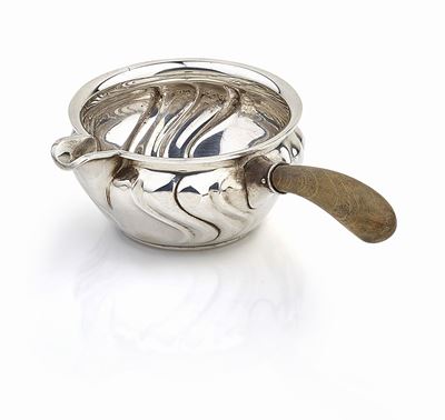 Latteira in Argento e Legno, Punzoni Arabi