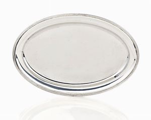 VASSOIO IN ARGENTO, MILANO, ITALIA