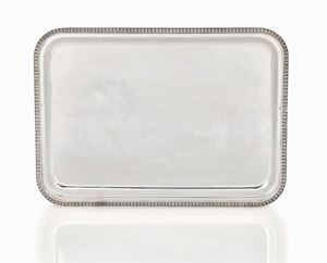 VASSOIO IN ARGENTO, ITALIA,  1950-1967