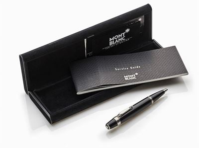 Montblanc, Rollerball Boheme Noir con finiture platinate