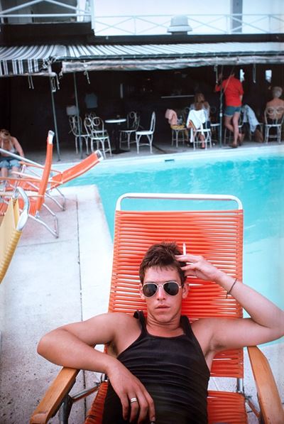 David By The Pool At The Back Room, Provincetown, 1976