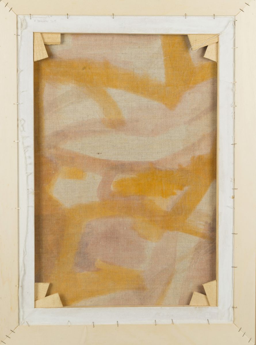 Salvatore Scarpitta - Senza titolo (olio su carta intelata, 1959)