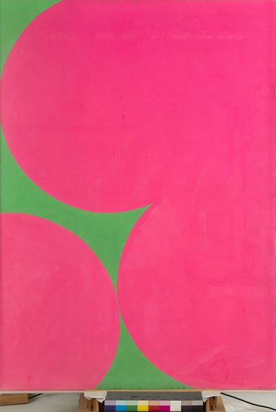 Nuvola rosa di sogno, 1967, acrilico su tela