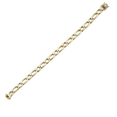 Bracciale in oro giallo 18K, catena