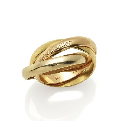 Cartier, Anello in oro tre colori 18K, Les Must de Cartier