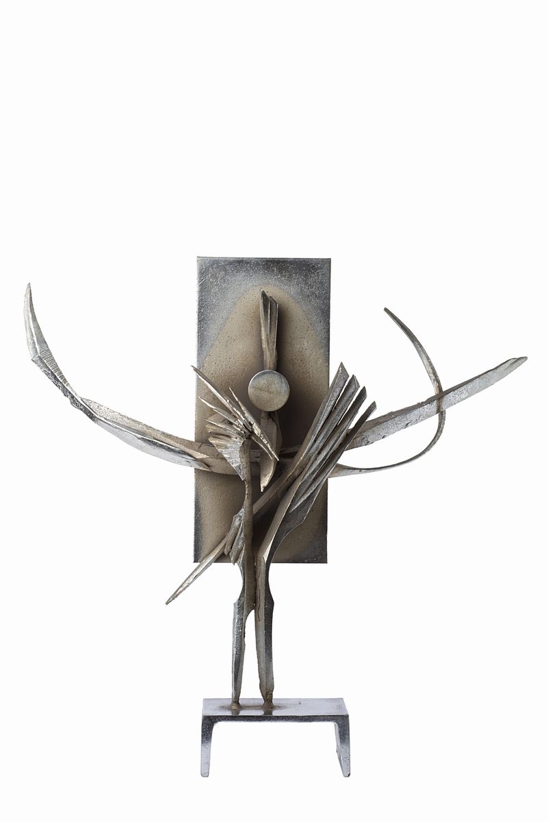 Agenore Fabbri - Uccello I (1968), ferro cromato