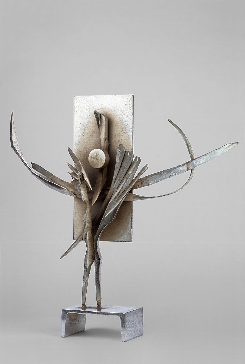 Agenore Fabbri - Uccello I (1968), ferro cromato