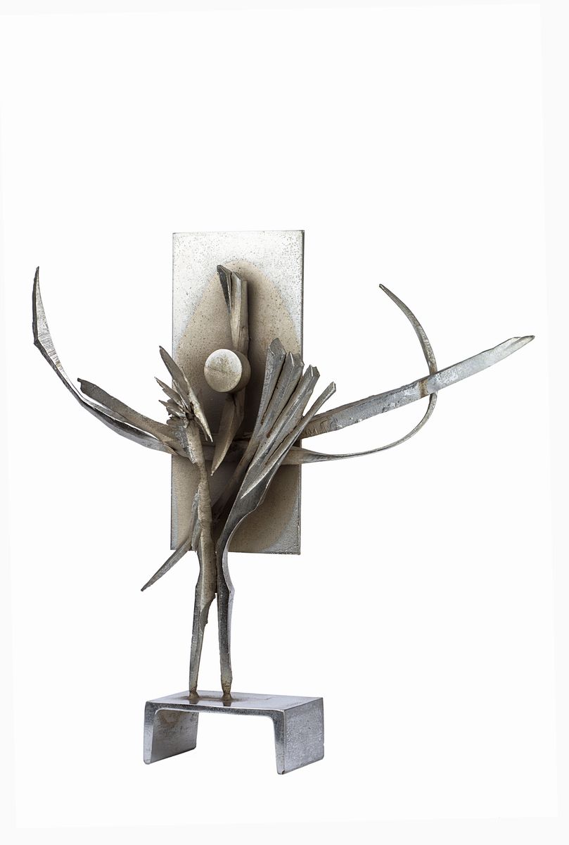 Agenore Fabbri - Uccello I (1968), ferro cromato