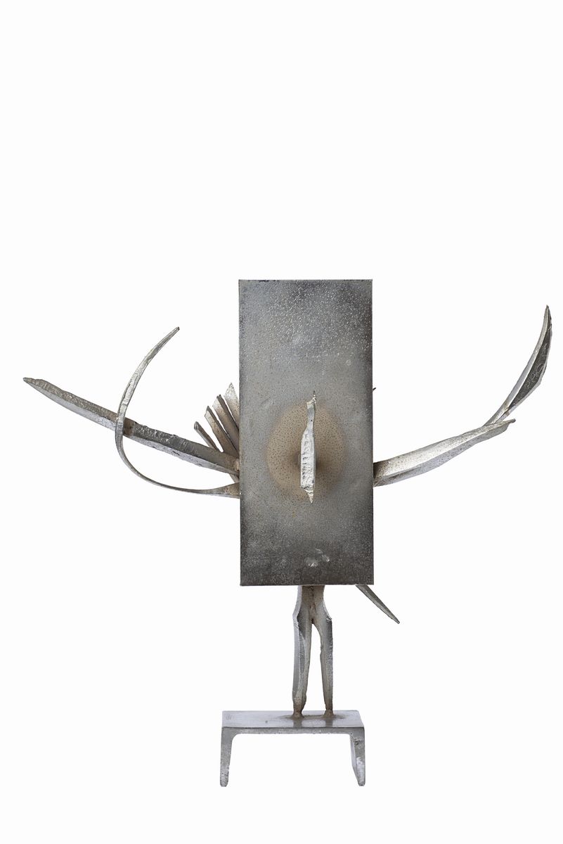 Agenore Fabbri - Uccello I (1968), ferro cromato