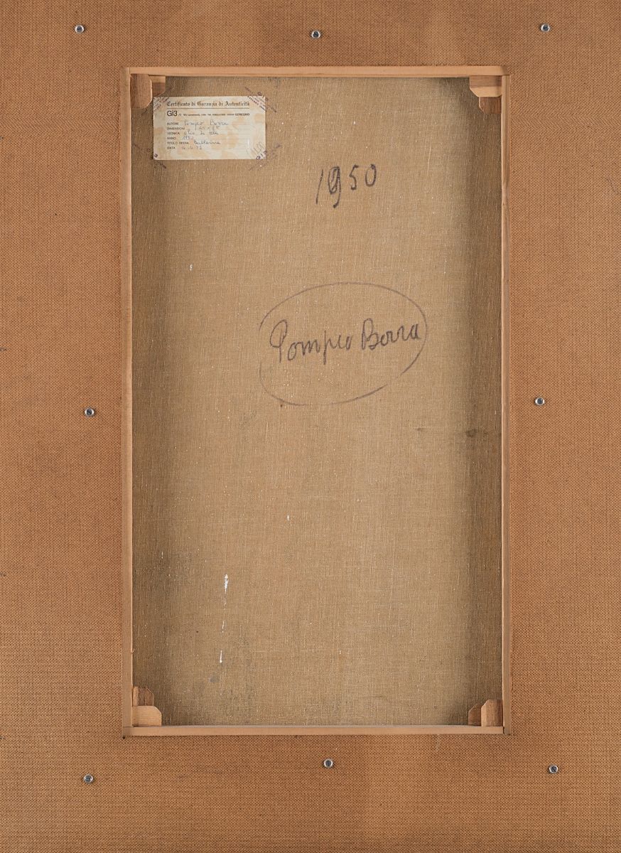 Pompeo Borra - Ballerina, olio su tela