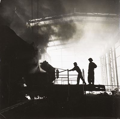 Chile, Smelting At The Manto Blanco Copper Mines, Anni 1950