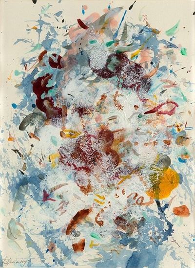 Senza titolo (2009), gouache su carta