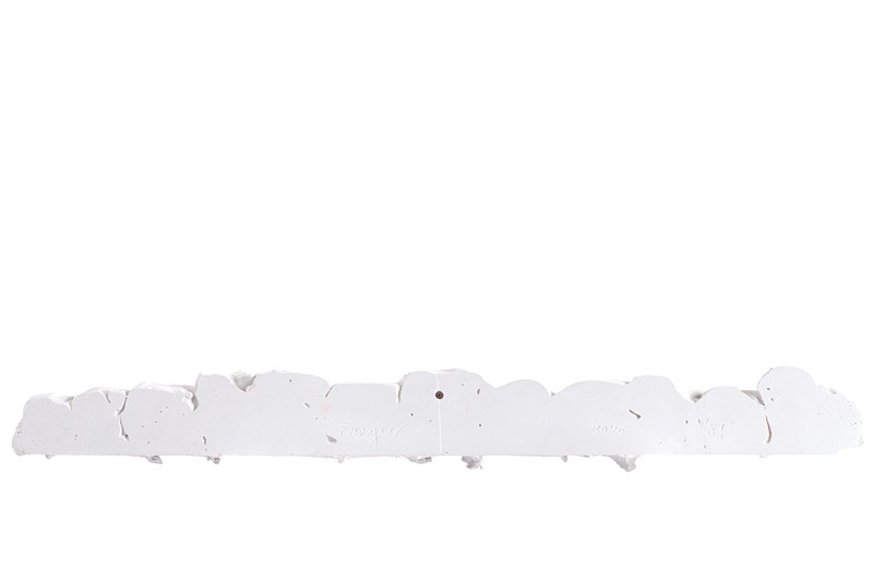 Paolo Icaro - Fregio, gesso, 1981