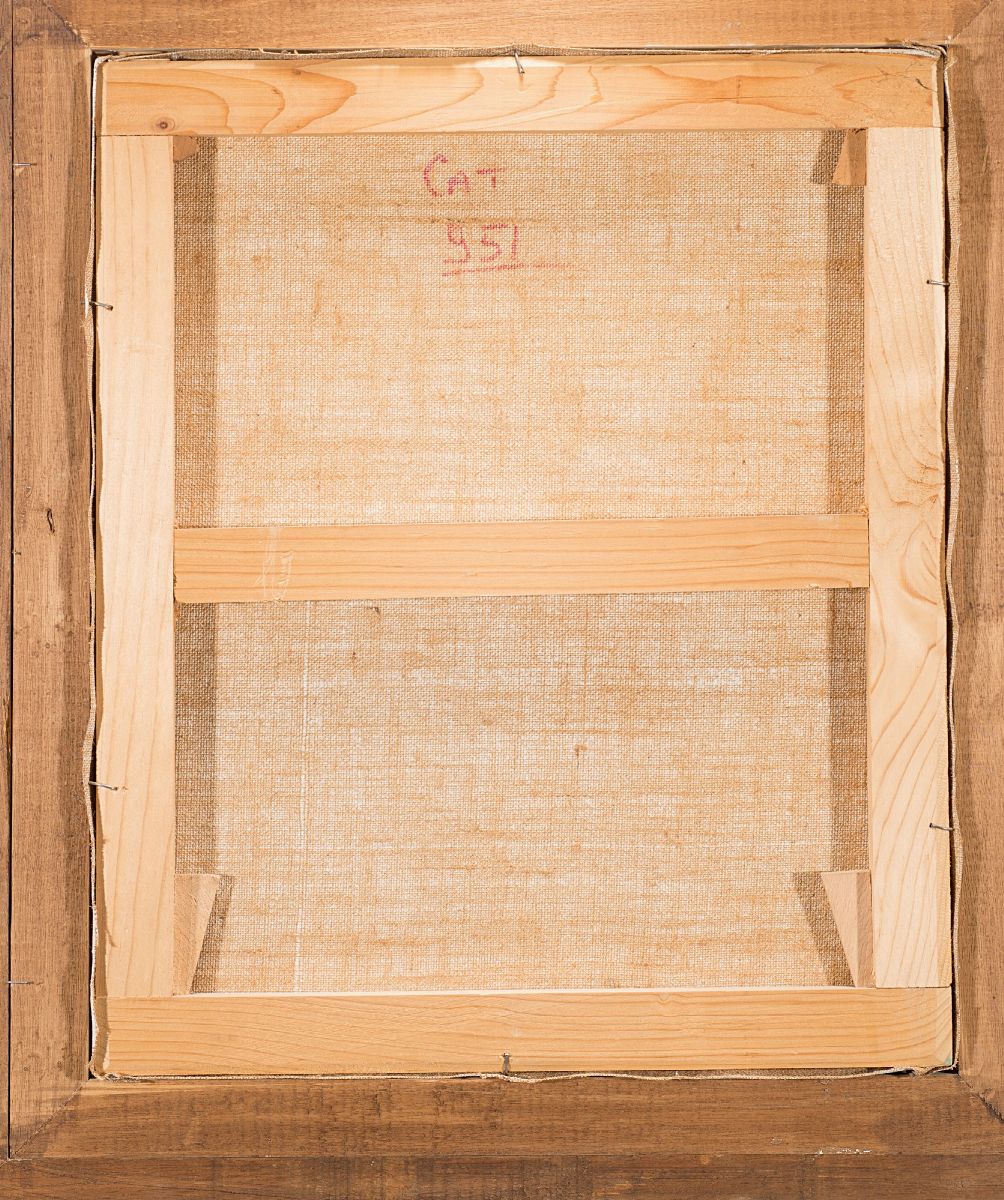 Mario Tozzi - Figura, olio su tela, 1974, cm 55x46