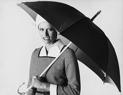 Moda, Anni 1970 Stampa Vintage alla Gela