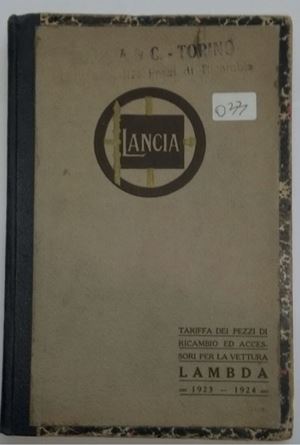 Manuale di servizio "Lancia - Tariffa Pr