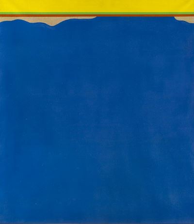 ROttura 10, 1974, acrilico su tela, cm 80x70
