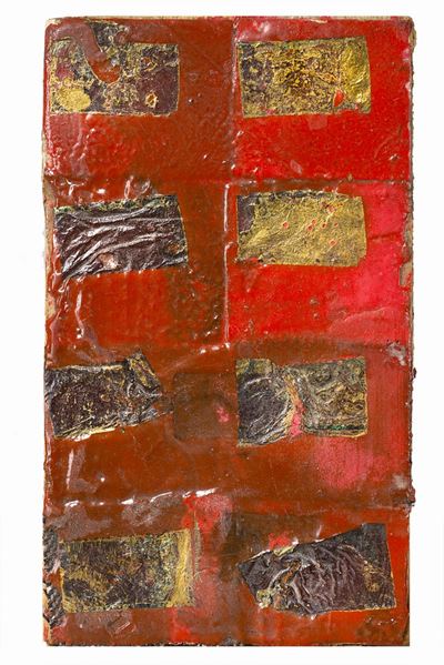 Tableaux dorè, 1961 - tecnica mista su compensato