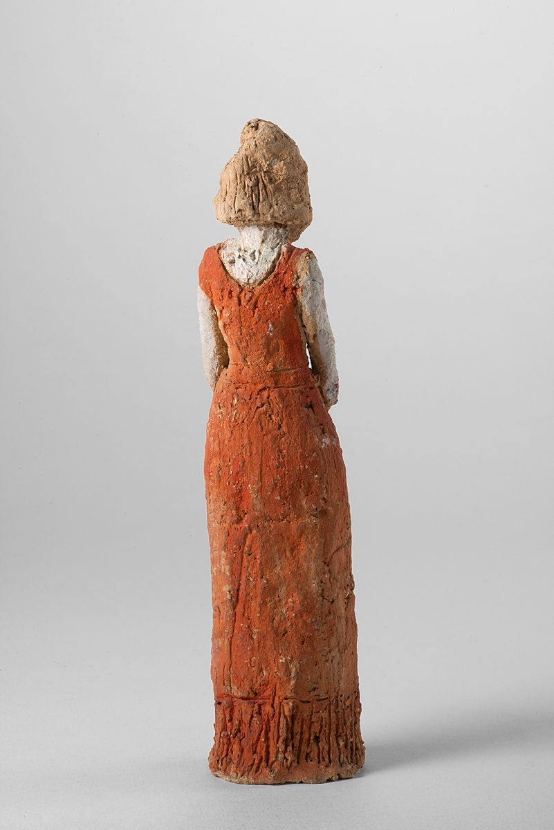 Marino Marini - Piccola figura in terracotta dipinta