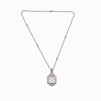 Collana in Oro e Diamanti in Oro Bianco