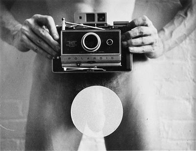Self-portrait, 1973 Polaroid CM 10 X 10
