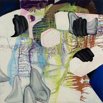 Refurtiva, 1991, olio su tela, cm 100x100