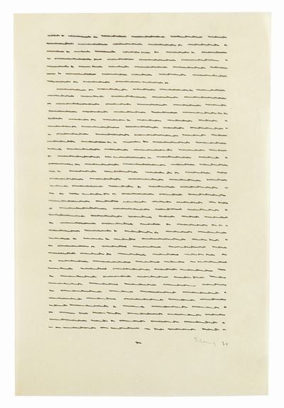 Trascrizioni, 1970, china su carta