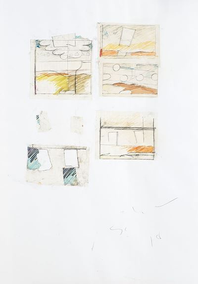 Senza titolo (due opere), 1978, tecnica mista e collage