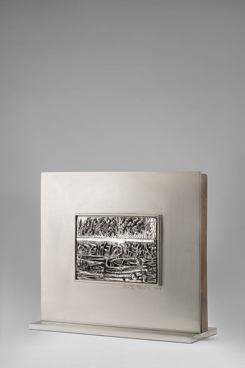 Arnaldo Pomodoro - Bassorilievo del 1958 in argento