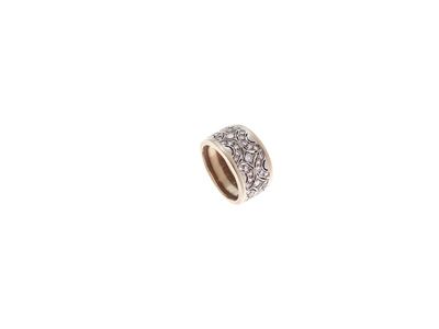 Anello in Oro e Diamanti a Fascia Trafo