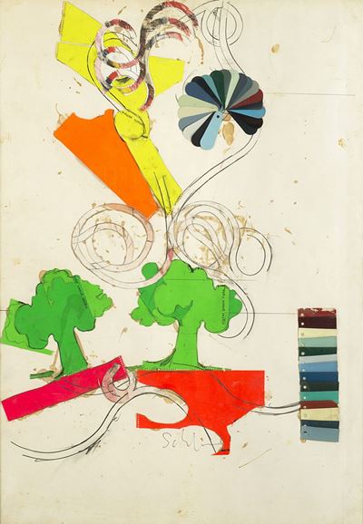 Collage senza titolo, anni '70