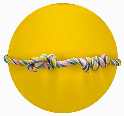 Rotor XIX, 1979, olio e tecnica mista su tavola, diam. cm 50