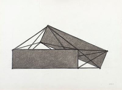 Senza titolo, tecnica mista su carta, 1991