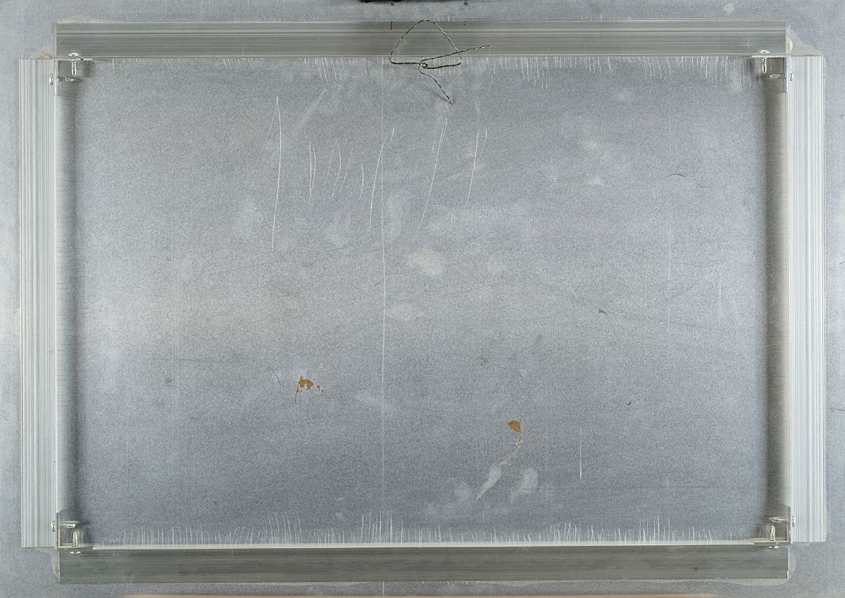 Serse Roma - Studio dal vero, 1998 - tecnica mista su pannello d'acciaio