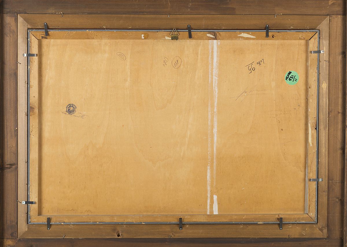 Tancredi Parmeggiani - Senza titolo (1954), olio e tempera su tavola