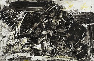 Senza titolo (1980), pittura su carta