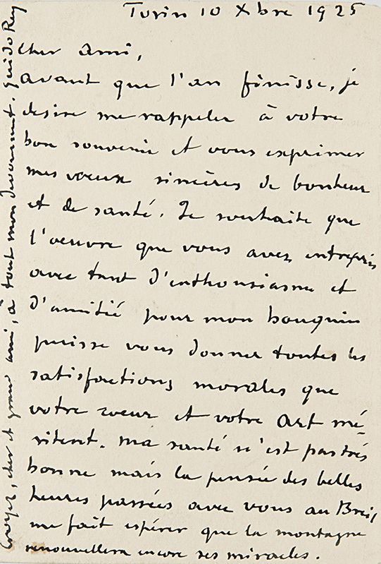 Guido Rey - Cervino, 1925 Stampa Vintage alla Gelati