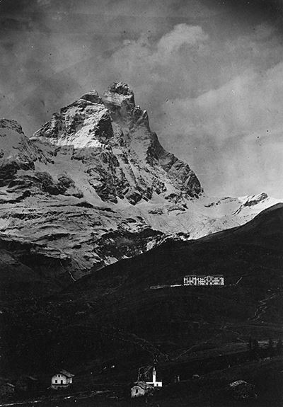 Cervino, 1925 Stampa Vintage alla Gelati